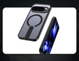 Husă Fusion Hybrid pentru Google Pixel 10 Pro XL, pentru MagSafe, cu suport, negru