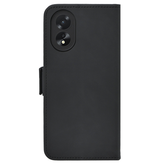 Cu clapetă pentru Oppo A38 4G / Oppo A18 4G, Card Slot, negru