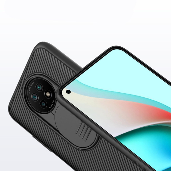 Carcasă blindată Nillkin pentru Xiaomi Redmi Note 9T 5G, CamShield Pro, negru