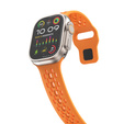 Curea din silicon pentru Apple Watch 1/2/3/4/4/5/6/6/7/8/SE/ULTRA 42/44/45/49MM, portocaliu