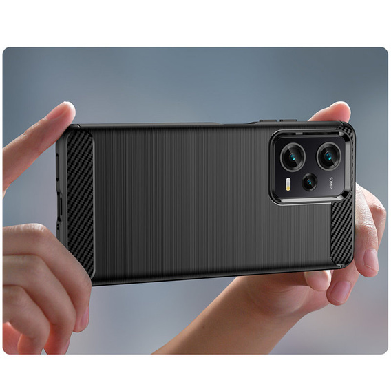 Huse pentru Xiaomi Poco X5 Pro 5G, Carbon, negru