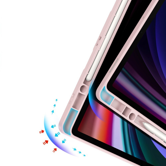 Husa pentru Samsung Galaxy Tab S10+ Plus, Dux Ducis MAGI, roz