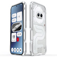 Husa LUPHIE pentru Nothing Phone 2a / 2a Plus, Armor Bumper, de argint