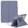 Husă pentru tastatură pentru iPad 11" 2025 A16 (11 gen.) / iPad 10.9" 2022 (10 gen.), Rotary 360° Leather, violet