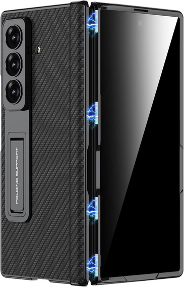 Carcasă GKK cu sticlă și suport pentru Samsung Galaxy Z Fold7 5G