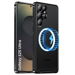 Carcasă de protecție pentru camera foto pentru Samsung Galaxy S25 Ultra, CamShield MagSafe, negru