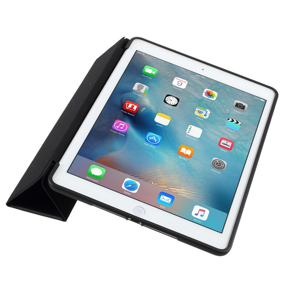 Husă pentru iPad 9.7 2017 / 2018, Smartcase, negru