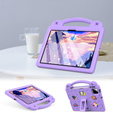 Husă pentru copii pentru Xiaomi Pad 7 / 7 Pro, Cute Patterns, cu suport, violet