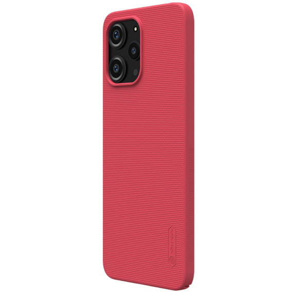 Carcasă NILLKIN pentru Xiaomi Redmi 12 4G, Super Frosted Shield Case, roșu