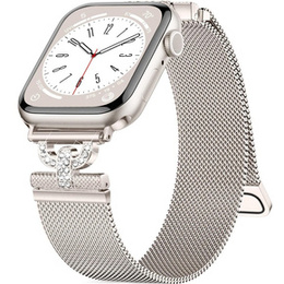 Bransoleta Milanese do Apple Watch 1/2/3/4/5/6/7/8/SE (38/40/41 MM) - Black