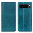 Husă cu clapetă pentru Google Pixel 10 Pro XL / 9 Pro XL, cu buzunar, piele, verde