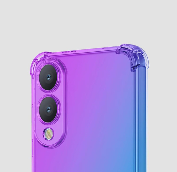 Husa pentru Samsung Galaxy S25 Edge, Gradient Dropproof, Violet / albastru