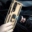 Husă blindată pentru Samsung Galaxy Z Fold 4 5G, Nox Case Ring, de aur
