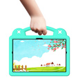 Husă pentru copii pentru Lenovo M10 X306 2 Gen / M10 Plus TB-X606 10.3 / Samsung Tab A 10.1 T510/515 / K10 X6C6, Cute Patterns, cu suport, verde