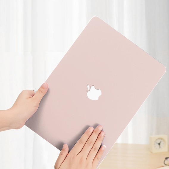 Husă pentru Macbook Pro 14.2 A2442, HardShell, roz