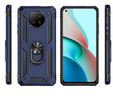 Husă blindată pentru Xiaomi Redmi Note 9T 5G, Nox Case Ring, albastru