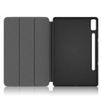 Husă pentru Lenovo Tab P12, Smartcase cu spațiu pentru stylus, negru