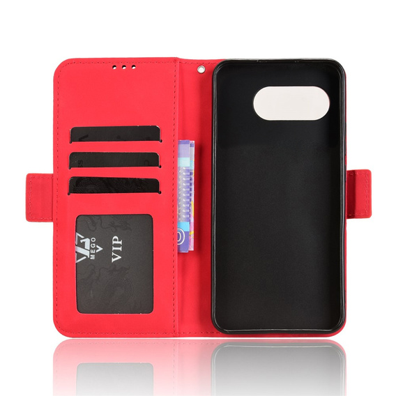 Cu clapetă pentru T Phone 3 5G, Card Slot, roșu