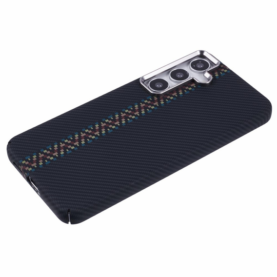 Carcasa pentru Samsung S25+ Plus, Carbon Fiber MagSafe, negru