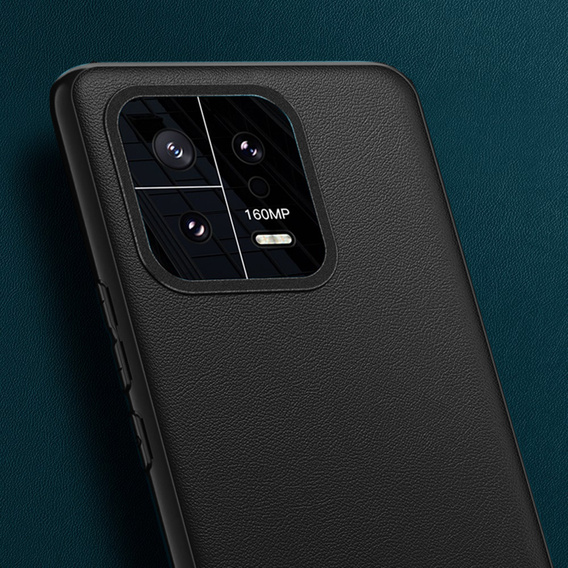 Husă din piele pentru Xiaomi 13, leather hybrid, negru