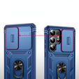 Husă pentru Samsung Galaxy S25 Ultra, KickStand Camera Lens, albastru