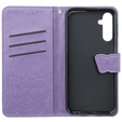 Cu clapetă pentru Samsung Galaxy S23 FE, Butterfly, violet