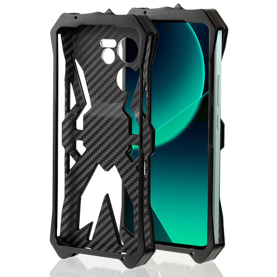 Husă blindată pentru Xiaomi 13T / 13T Pro, Aluminum Alloy, negru