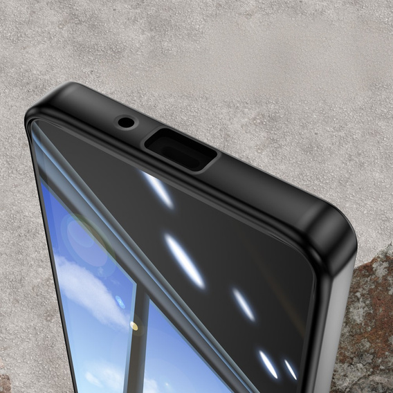 Carcasă pentru Sony Xperia 10 VI, Fusion Hybrid, cu protecție pentru camera foto, transparent / negru