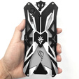 Husă blindată pentru ASUS ROG Phone 8 5G, Aluminum Alloy, negru