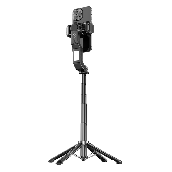 Blavec Selfie Stick Aluminium Fusion P07 cu MagSafe, lumini LED și telecomandă