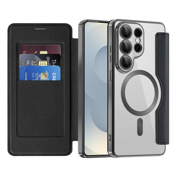Husă RFID Wallet MagSafe cu protecție pentru cameră pentru Samsung Galaxy S26 Ultra
