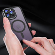 Husă pentru iPhone 15 Pro, ERBORD Impact Guard, MagSafe, negru