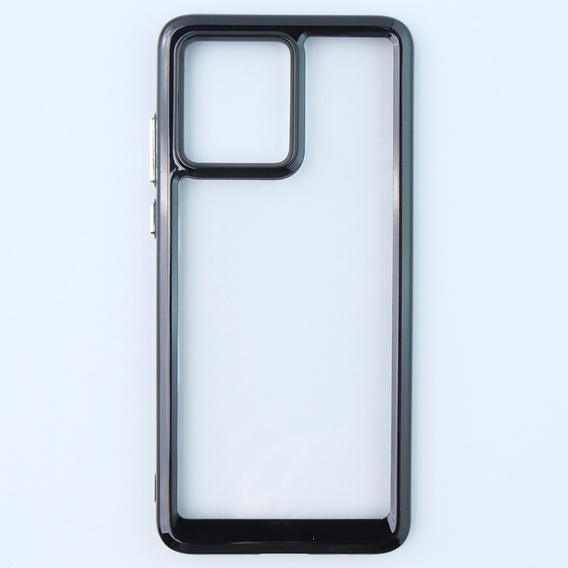Huse pentru Motorola Moto G84 5G, Fusion Hybrid, transparent / negru