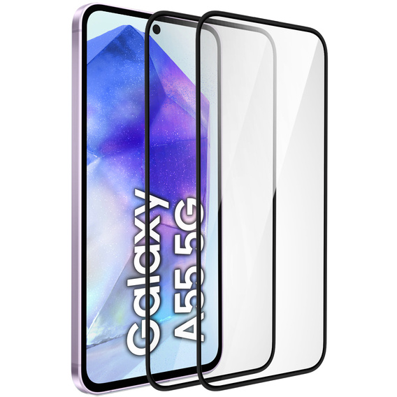 2x sticlă ceramică ERBORD Hybrid Glass pentru Samsung Galaxy A55 5G