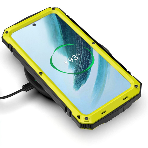 Husă blindată pentru Samsung Galaxy S25+ Plus, R-JUST, galben