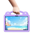Husă pentru copii pentru Samsung Tab A8 X200 / X205, Cute Patterns, cu suport, violet
