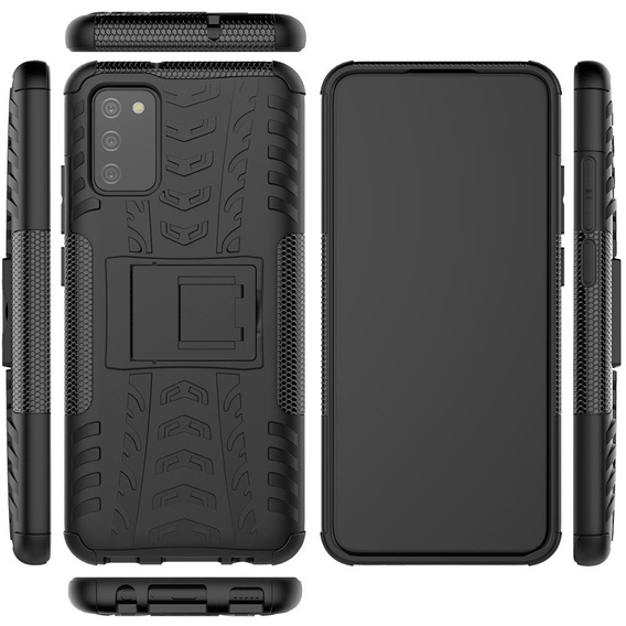 Huse pentru Samsung Galaxy A02s, Tire Armor, negru