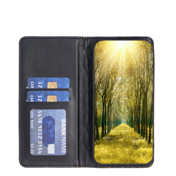Cu clapetă pentru Xiaomi Redmi Note 13 5G, Wallet, BINFEN COLOR, negru