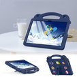 Husă pentru copii pentru Lenovo Tab M10 10.1 Gen 3 TB-328FU/TB-328XU, Cute Patterns, cu suport, albastru închis