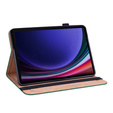 Husă pentru Samsung Galaxy Tab S10 Lite / S10 FE / S9 FE / S9, Classic, cu spațiu pentru stylus, verde