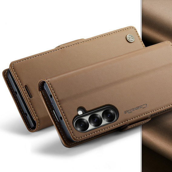 CASEME Litchi Wallet flip caz pentru Samsung Galaxy Z Fold7 5G