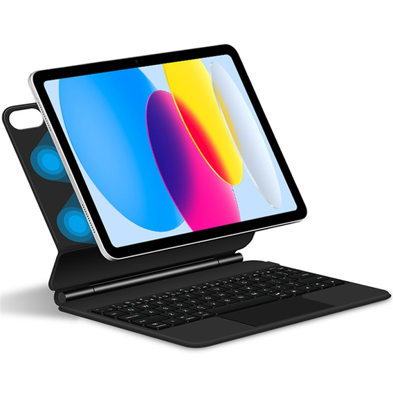 Husă cu tastatură Bluetooth și touchpad pentru iPad 11" 2025 A16 (generația a 11-a) / iPad 10,9" 2022 (generația a 10-a)