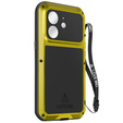 Love Mei Huse pentru iPhone 12 Mini, armored with glass, galben