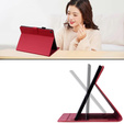 Husă pentru Lenovo Tab M10 Plus 10.6 Gen 3, cu clapetă, animal, roșu