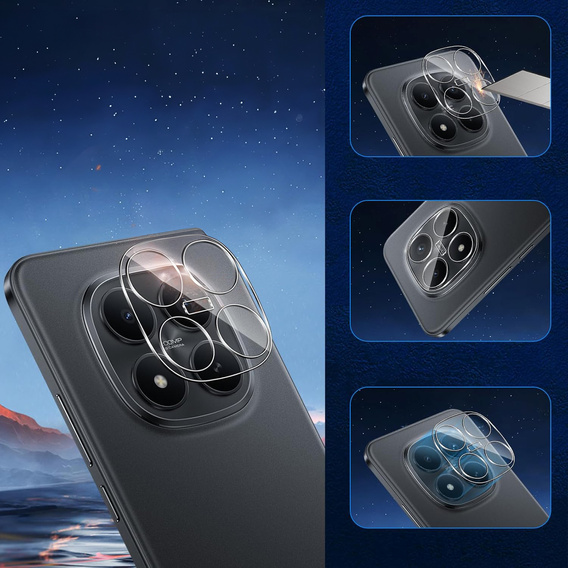 2x Protector de ecran din sticlă temperată ERBORD pentru Xiaomi Redmi Note 15 Pro Plus 5G / Poco M8 Pro 5G