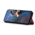 Cu clapetă pentru Xiaomi Redmi Note 13 Pro 4G / Xiaomi Redmi Note 14S / Xiaomi Poco M6 Pro 4G, Wallet, Marble violet