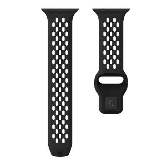 Curea din silicon pentru Apple Watch 1/2/3/4/4/5/6/6/7/8/SE/ULTRA 42/44/45/49MM, negru