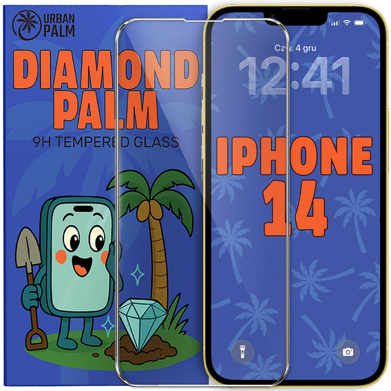 Sticlă temperată Diamond Palm pentru iPhone 14