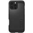 Carcasa Spigen pentru iPhone 16 Pro, Tough Armor Mag MagSafe, negru + 9H Tempered Glass
