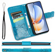 Cu clapetă pentru Realme C71, Butterfly, albastru